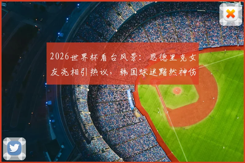 2026世界杯看台风景：恩德里克女友亮相引热议，韩国球迷黯然神伤画面盘点